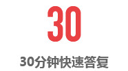 30分钟快速答复